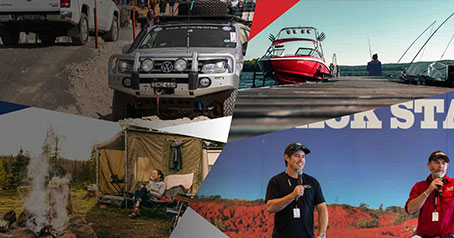 Estávamos no 4x4 Outdoors Show em Melbourne